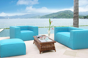 Яркое кресло Фри из рогожки, стильное решение, выбор дизайнеров, российское производство 